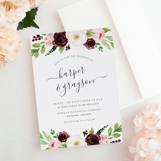 Blush Romance Weddenschap Kaart