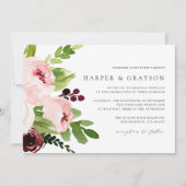 Blush Romance Weddenschap Kaart (Voorkant)