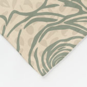 Blush Roos Bloemen  Tuinpatroon Fleece Deken (Hoek)