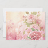 Blush Roos Botanische bruiloft Bedankt (Achterkant)