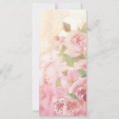 Blush Roos Botanische bruiloft programma (Achterkant)