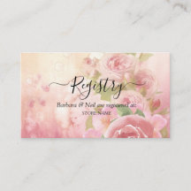 Blush Roos Botanische bruiloft register