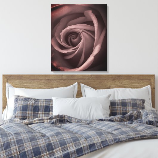  Blush Roos Canvas Afdruk (Insitu (Slaapkamer))