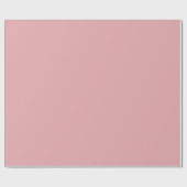 Blush Roos Effen kleur | Klassiek | Elegant Cadeaupapier (Vlak)