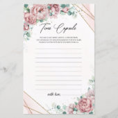 Blush roos Eucalyptus Gold Time Capsule (Voorkant)