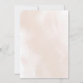 Blush Roos Eucalyptus Greenery Foliage Weddenschap Kaart (Achterkant)