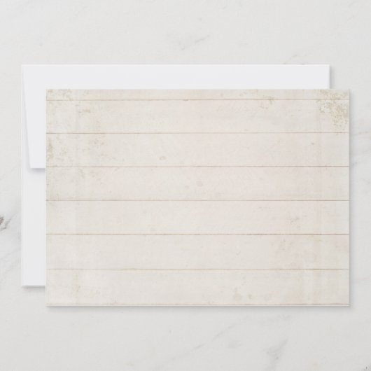 Blush Roos Floral Gold Modern Script Handwriting Kaart (Achterkant)