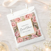 Blush Roos Floral Vrijgezellenfeest Bedankzakje (Geknipt)