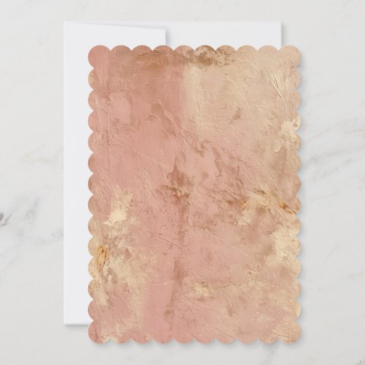 Blush Roos Gold 16e verjaardag Kaart (Achterkant)