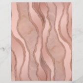Blush Roos Gold Agate Schoonheidssalon prijslijst (Achterkant)