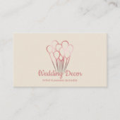 Blush Roos Gold ballon Event Planner Social Media Visitekaartje (Voorkant)