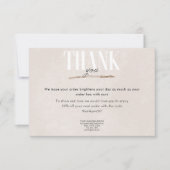 Blush Roos Gold Business - Hartelijk dank Kaart (Voorkant)