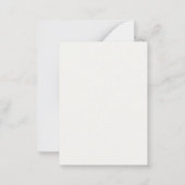 Blush Roos Gold Floral Dancer Academy Logo Notitiekaartje (Achterkant)