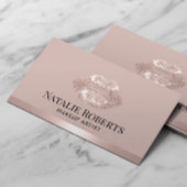 Blush Roos Gold Lips Makeup Artist Beauty Salon Visitekaartje