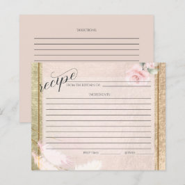 Blush Roos Gold Pampas Grass Recipe Kaart