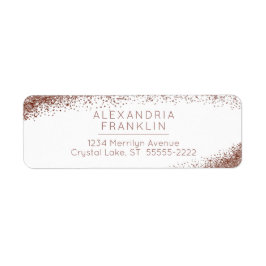 Blush & Roos Gold Sparkle Etiket