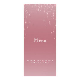 Blush Roos Gold Star Lights - Menu