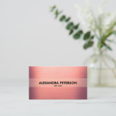 Blush Roos Gold Two-Tone Visitekaartje (Staand voorkant)
