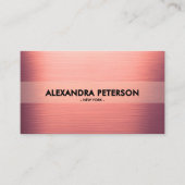 Blush Roos Gold Two-Tone Visitekaartje (Voorkant)
