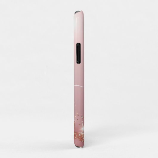 Blush Roos Gouden Gepersonaliseerde iPad Case – Cu (Achterkant/rechts)