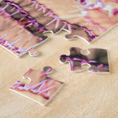 Blush Roos kwarts roze cactus Legpuzzel (Zijkant)