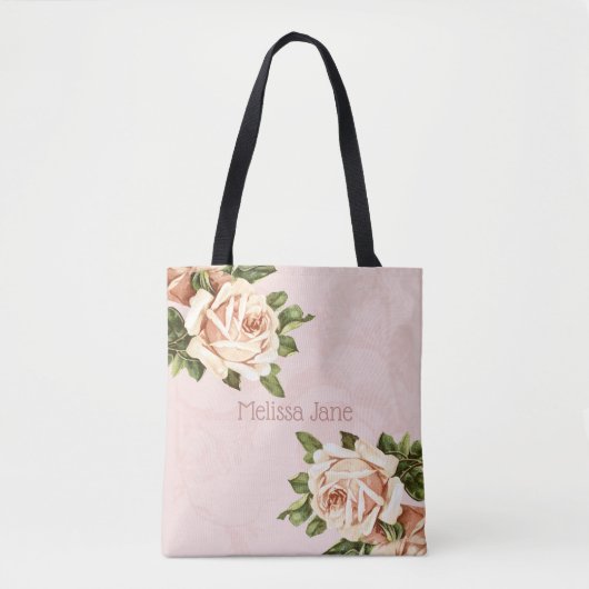 Blush  Roos Maid of Honor Tote Bag (Voorkant)