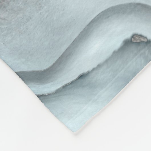 Blush roos marmer - pastelpinks en zilver fleece deken (Hoek)