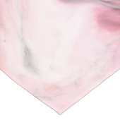 Blush roos marmer - pastelpinks, grijs en zilver tafelkleed (Gekanteld)