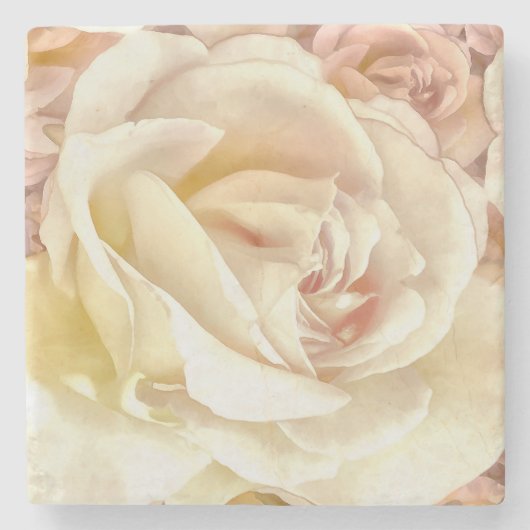 Blush Roos melange Stenen Onderzetter (Voorkant)