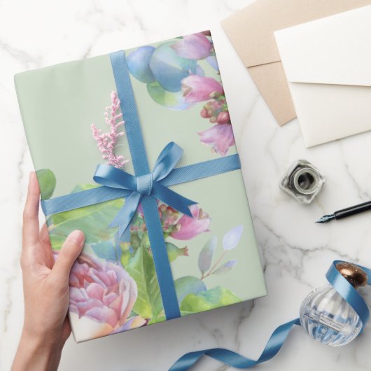 Blush Roos ompakken papier (Geschenken)