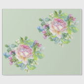 Blush Roos ompakken papier (Vlak)