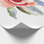 Blush Roos ompakken papier (Hoek)