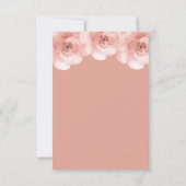 Blush Roos Photo Wedding Save The Date (Achterkant)