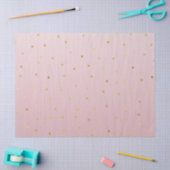 Blush Roos Pink Gold Confetti Sparkle Tissuepapier (Craft)