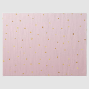 Blush Roos Pink Gold Confetti Sparkle Tissuepapier