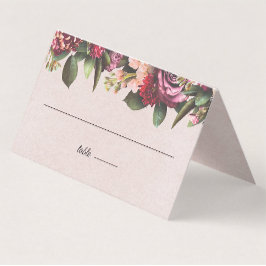 Blush Roos Plaatskaartje