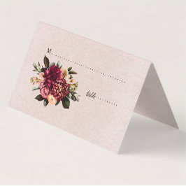 Blush Roos Plaatskaartje