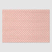 Blush Roos Polka Dot Tissuepapier (Voorkant)