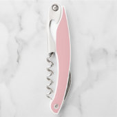 Blush Roos Roze Effen Kleur | Klassiek | Elegant Kurkentrekker (Voorkant)