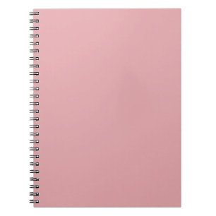 Blush Roos Roze Effen Kleur   Klassiek   Elegant Notitieboek