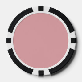 Blush Roos Roze Effen Kleur | Klassiek | Elegant Poker Chips
