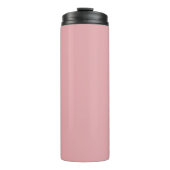 Blush Roos Roze Effen Kleur | Klassiek | Elegant Thermosbeker (Voorkant)