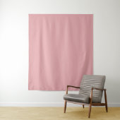 Blush Roos Roze Effen Kleur | Klassiek | Elegant Wandkleed (In situ)