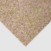 Blush Roos Roze & Gold Glam Glitter Party Sparkle Tissuepapier (Detail)