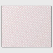 Blush Roos Roze Modern Stijlvol Design Trendy Star Cadeaupapier (Vlak)