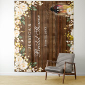 Blush Roos Rustige  Vrijgezellenfeest achtergrond Wandkleed (In situ)