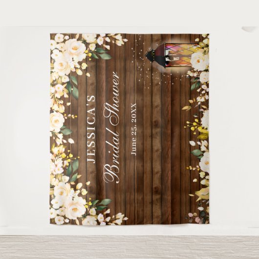 Blush Roos Rustige  Vrijgezellenfeest achtergrond Wandkleed (Voorkant)