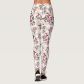 Blush/Roos speldenWaterverf Leggings vrouwen (Achterkant)