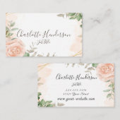 Blush Roos Visitekaartje (Voorkant / Achterkant)