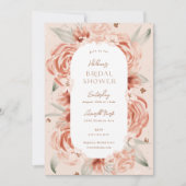 Blush Roos Vrijgezellenfeest Kaart (Voorkant)